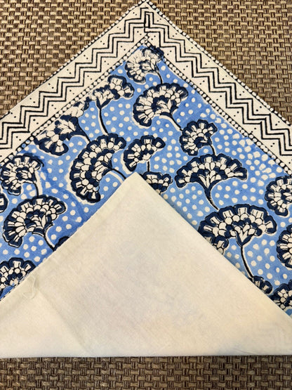 Blue Mushroom Heads Cushion Covers 16" - Set of 5pc