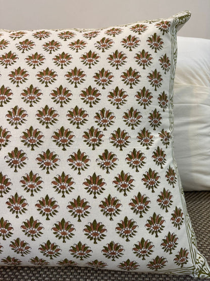 hand block printed cushion covers