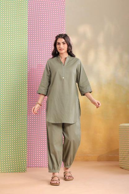 Mint Love Harem Pants Co-ord Set