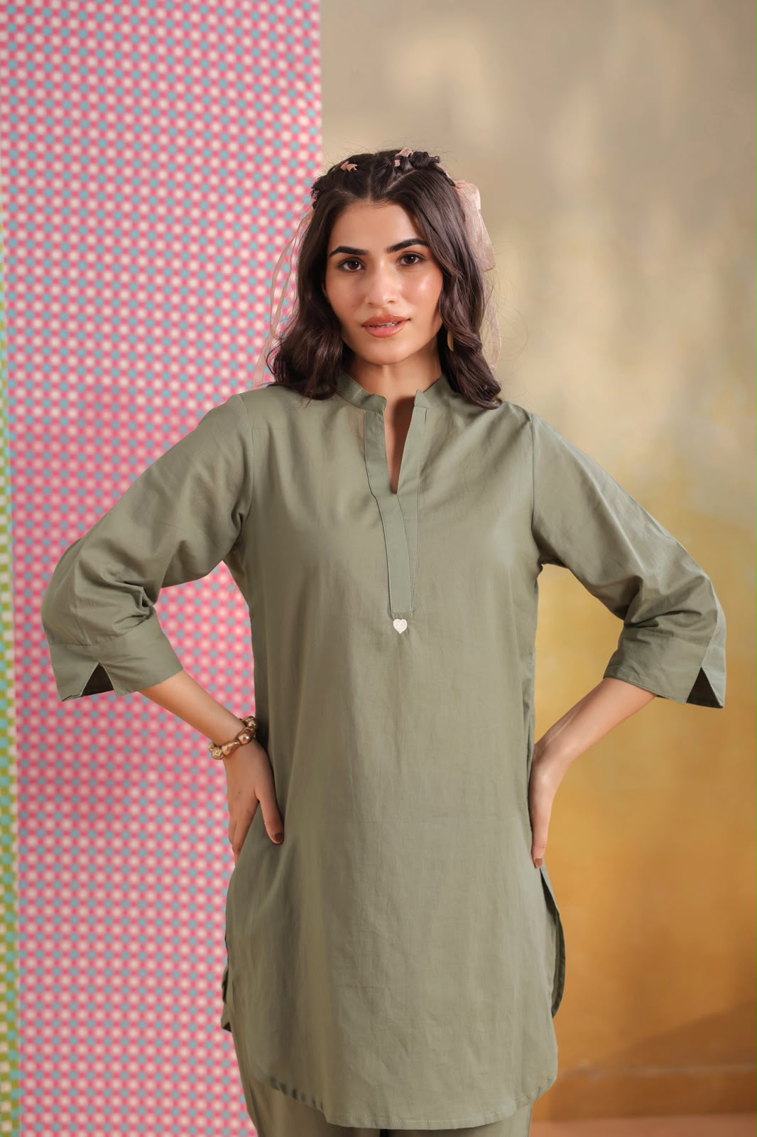 Mint Love Harem Pants Co-ord Set