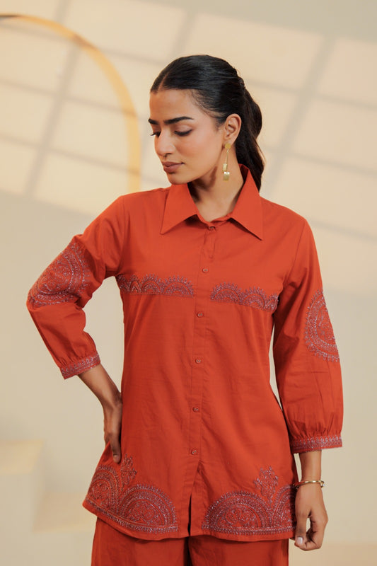 Rustic Dori Mandala Cotton Co-ord Set