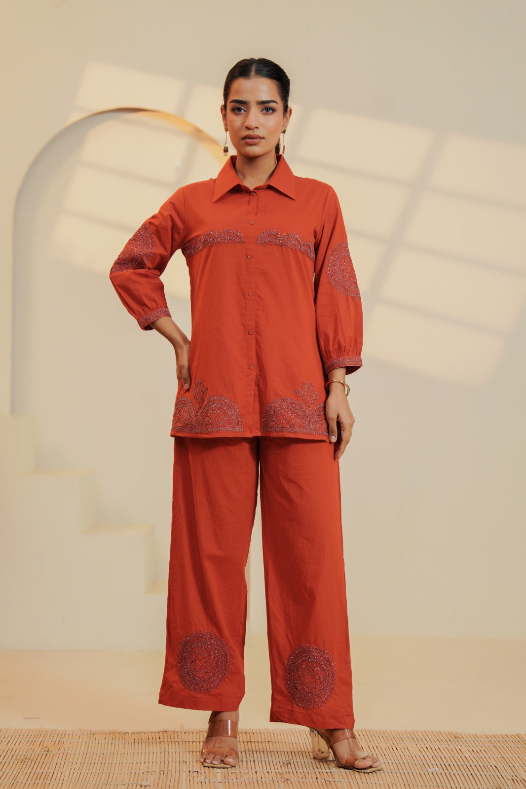 Rustic Dori Mandala Cotton Co-ord Set