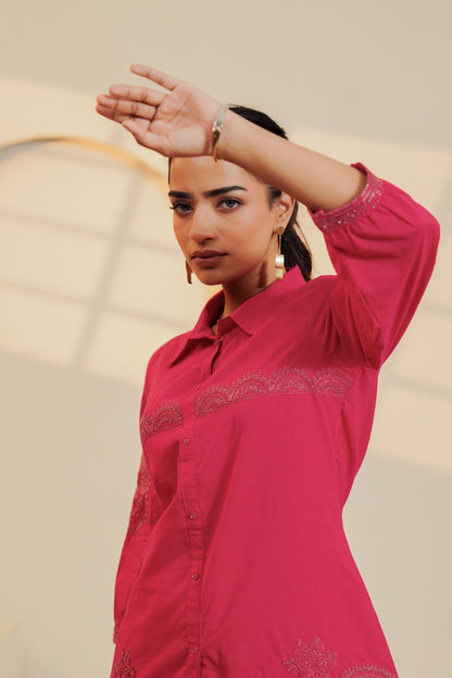 Pink Dori Mandala Cotton Co-ord Set