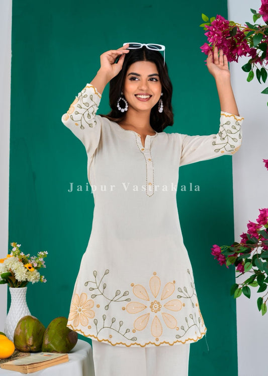 Sunny Glow Cotton Flex Co-ord Set