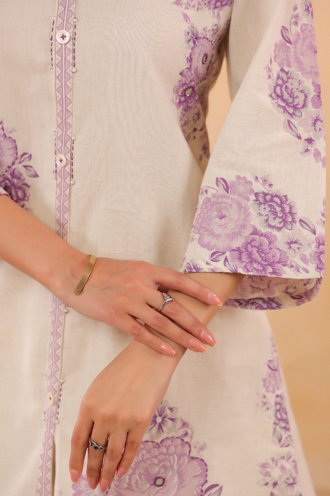 Purple Muse Cotton Flex Co-ord Set