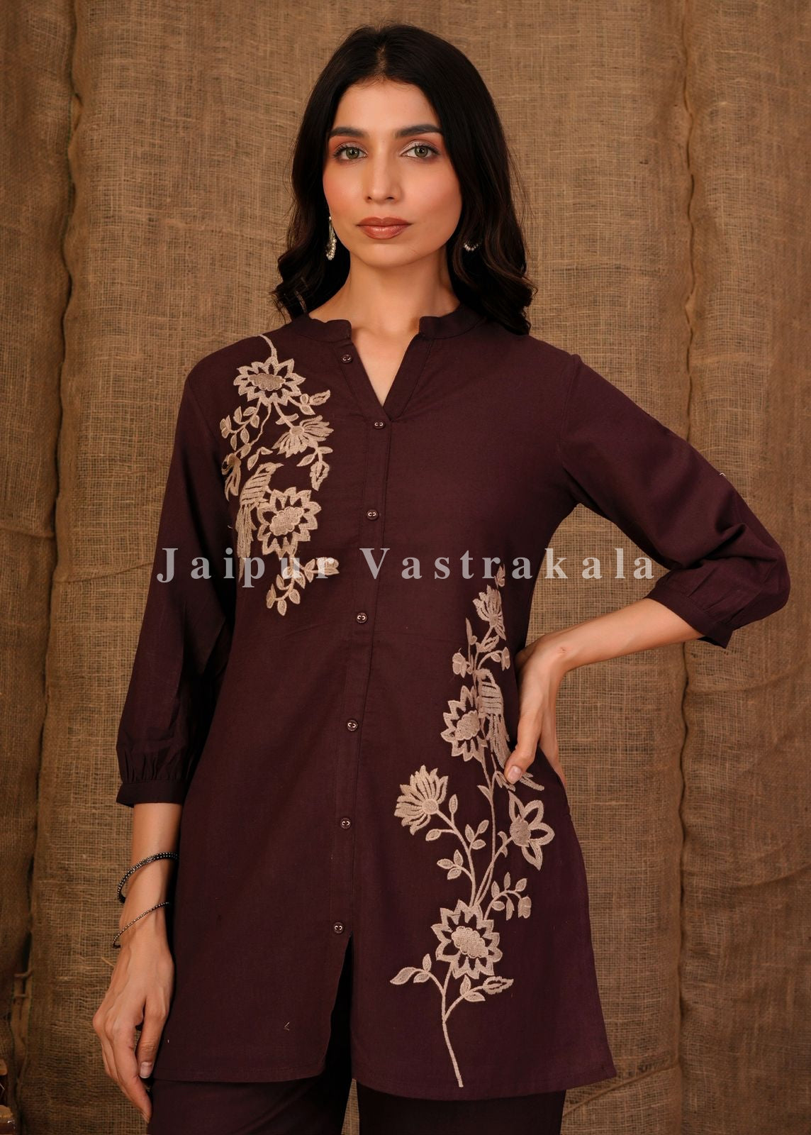 Choco Fern Cotton Flex Co-ord Set