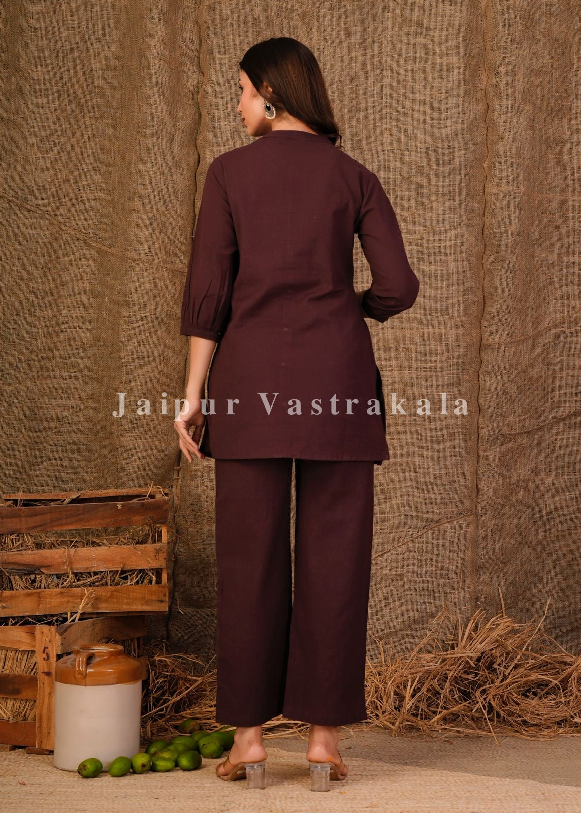 Choco Fern Cotton Flex Co-ord Set