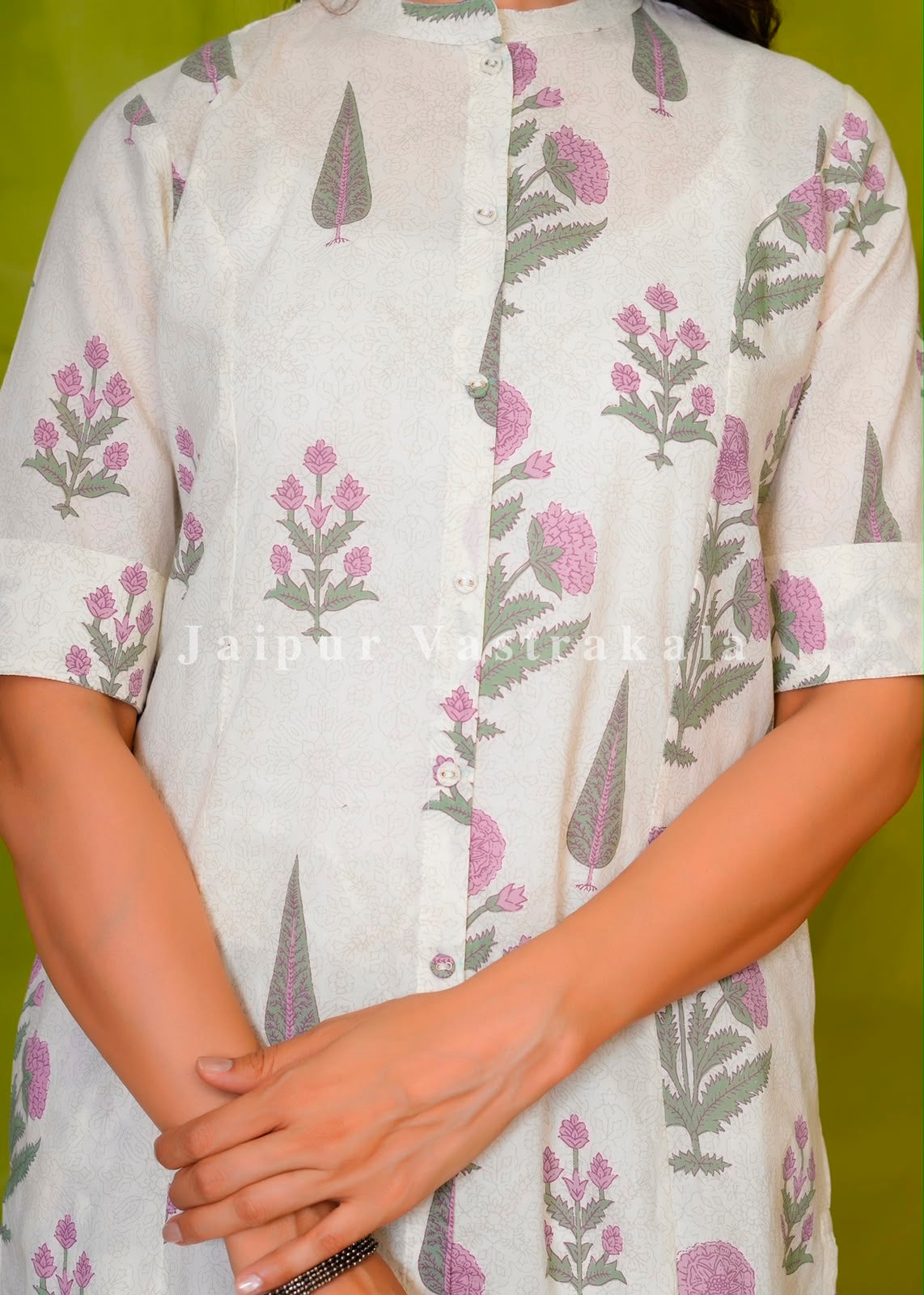 Pine Boota Fusion Kurti Pant Coord