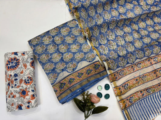 Chanderi Silk Suit