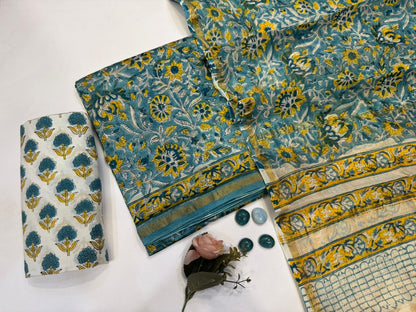 Chanderi Silk Suit