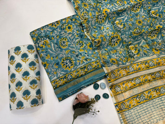 Chanderi Silk Suit