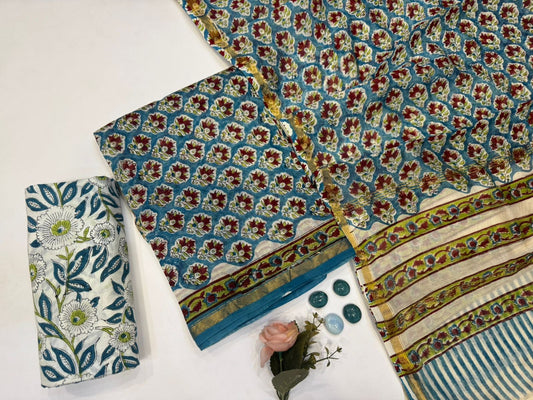 Chanderi Silk Suit