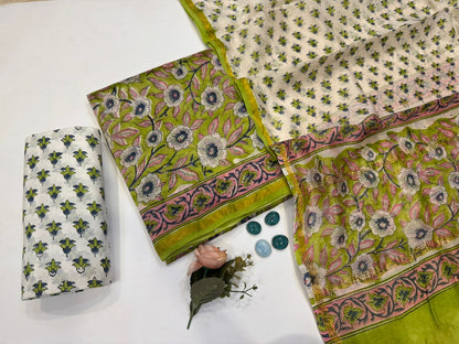 Chanderi Silk Suit