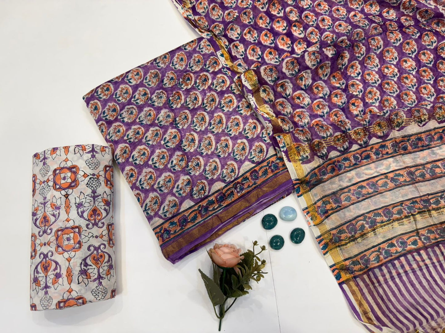 Chanderi Silk Suit