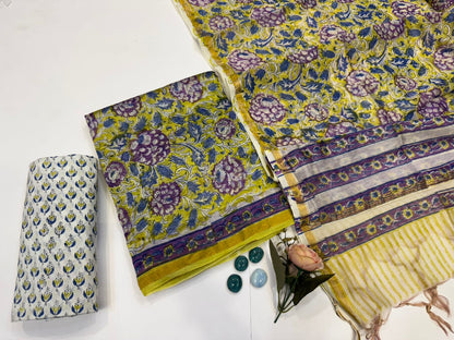 Chanderi Silk Suit