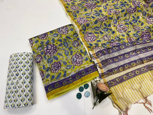 Chanderi Silk Suit