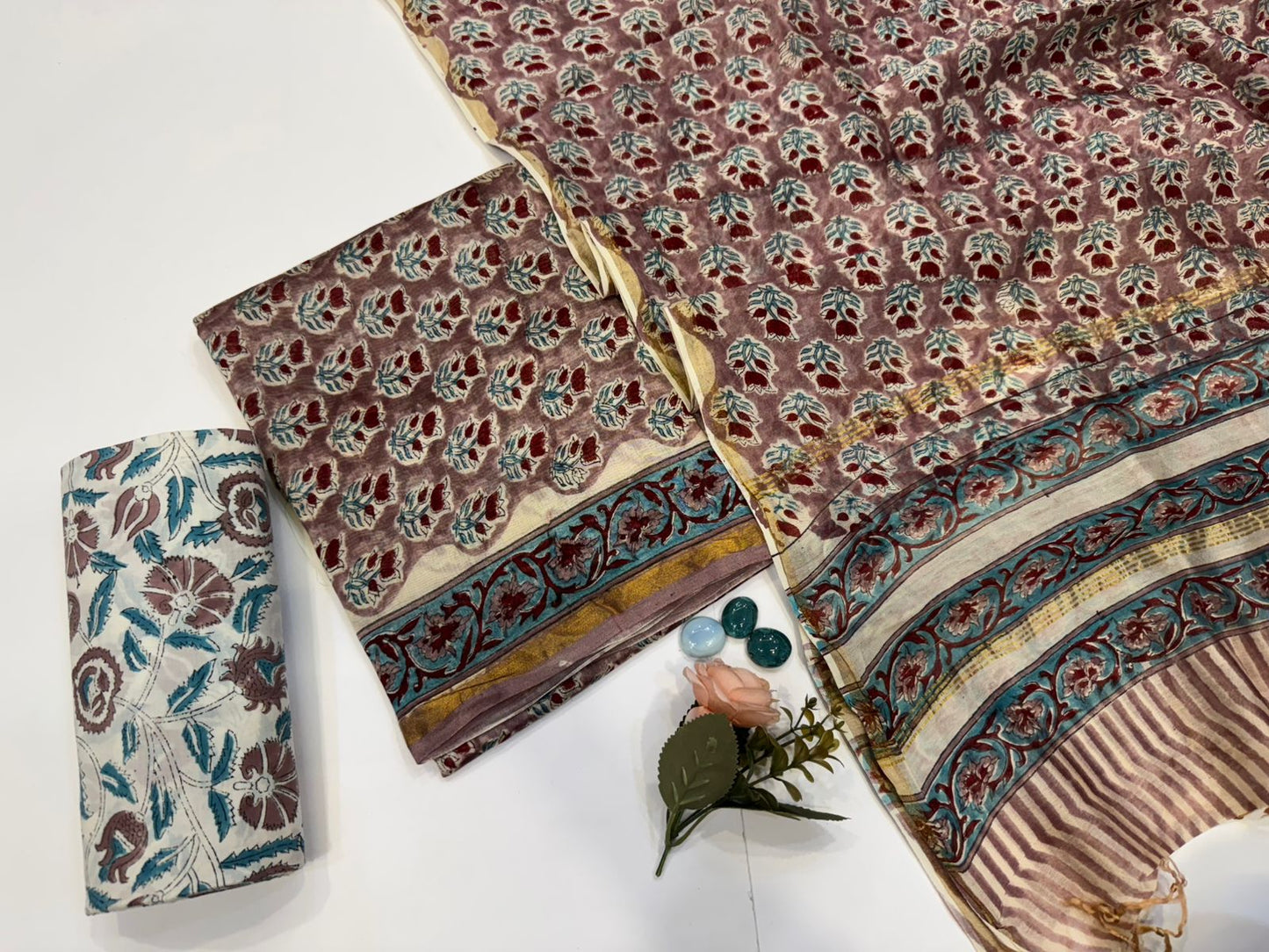 Chanderi Silk Suit