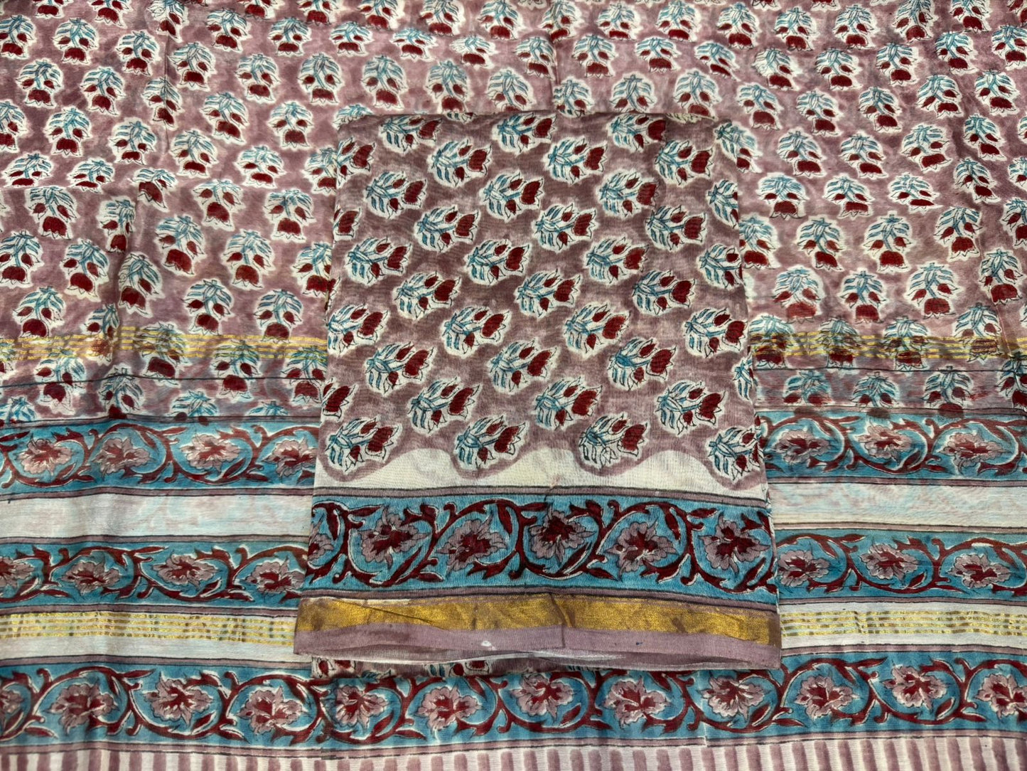 Chanderi Silk Suit