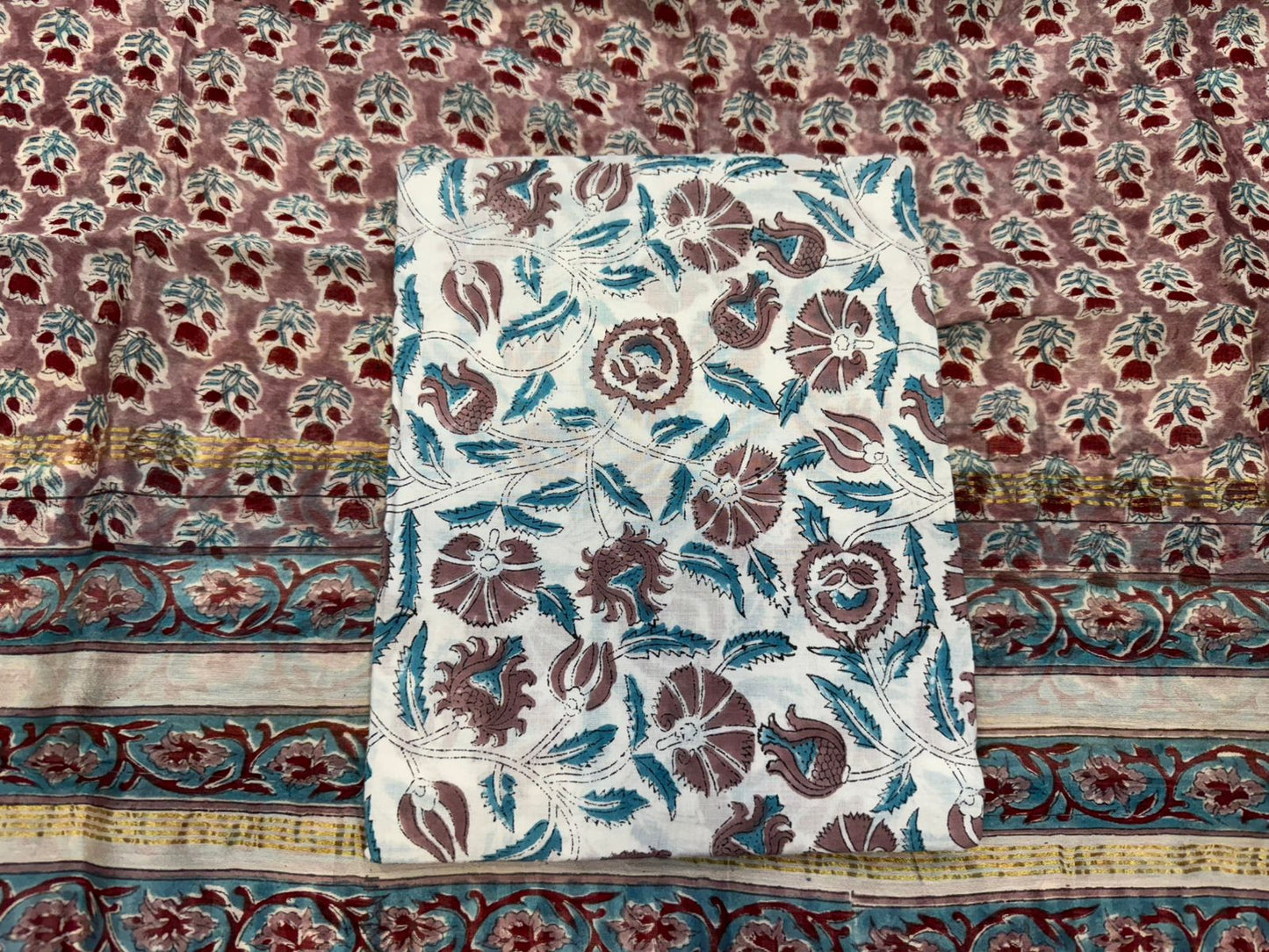 Chanderi Silk Suit