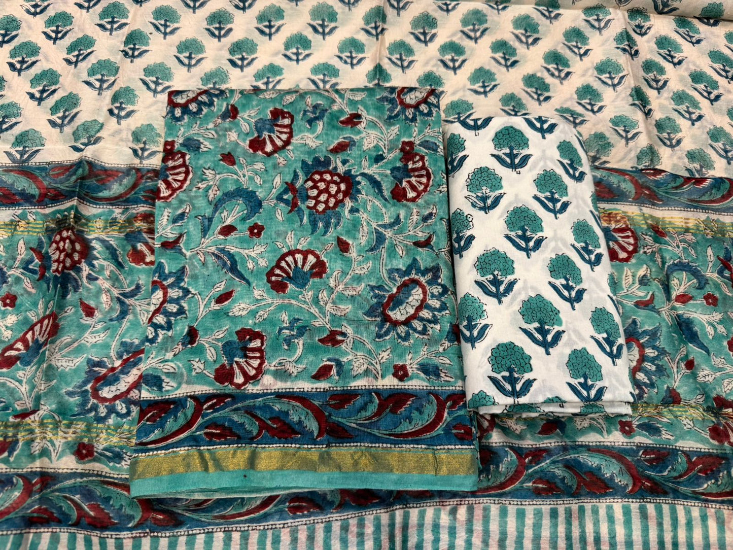 Chanderi Silk Suit