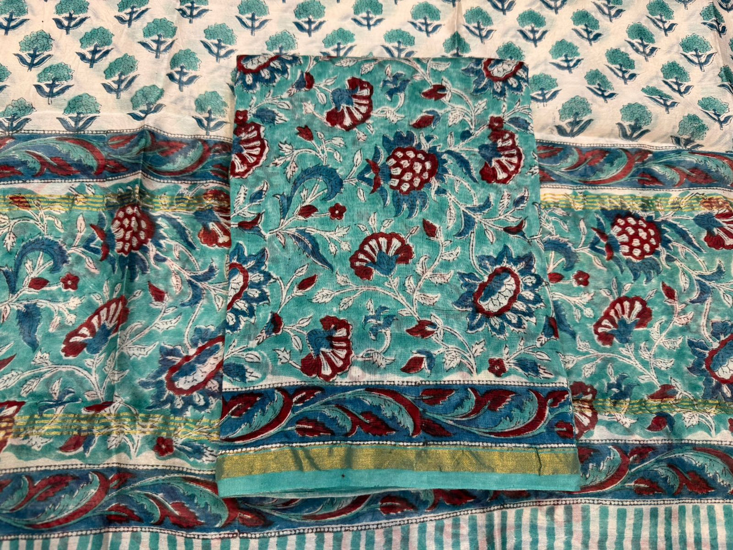 Chanderi Silk Suit