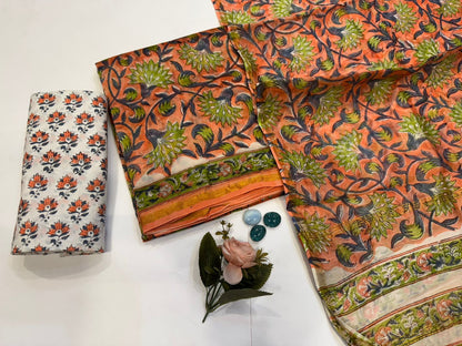 Chanderi Silk Suit