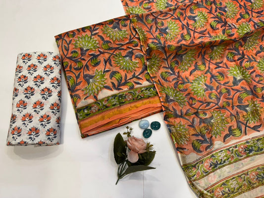 Chanderi Silk Suit
