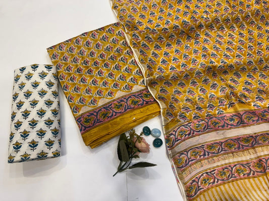 Chanderi Silk Suit