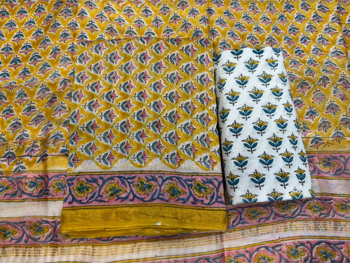 Chanderi Silk Suit