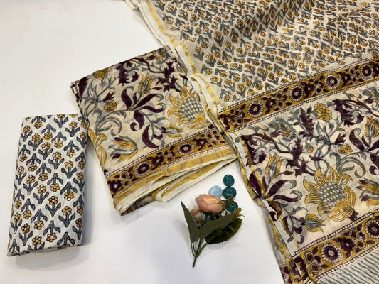 Chanderi Silk Suit