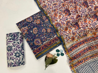 Chanderi Silk Suit