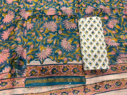 Chanderi Silk Suit