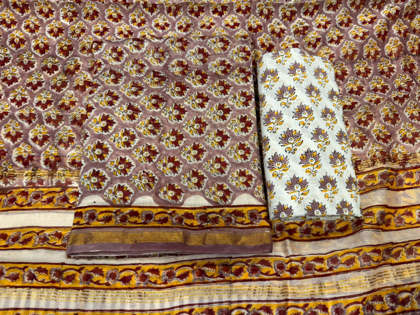 Chanderi Silk Suit