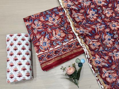 Chanderi Silk Suit