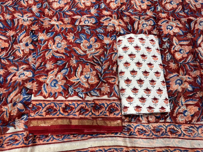 Chanderi Silk Suit