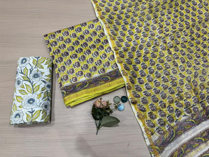 Chanderi Silk Suit