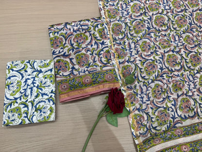 Chanderi Silk Suit
