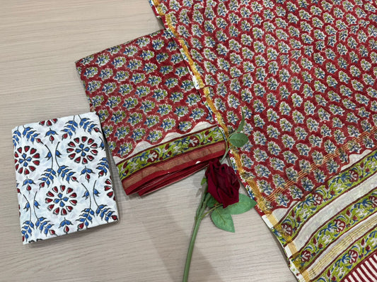 Chanderi Silk Suit