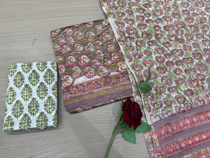 Chanderi Silk Suit