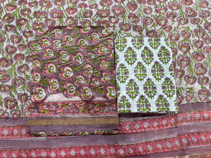 Chanderi Silk Suit