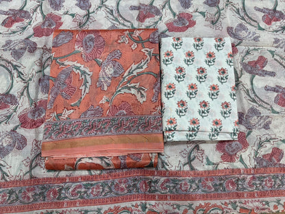 Chanderi Silk Suit