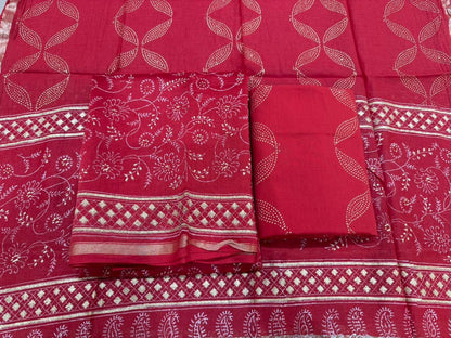 Chanderi Silk Suit