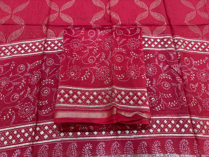 Chanderi Silk Suit