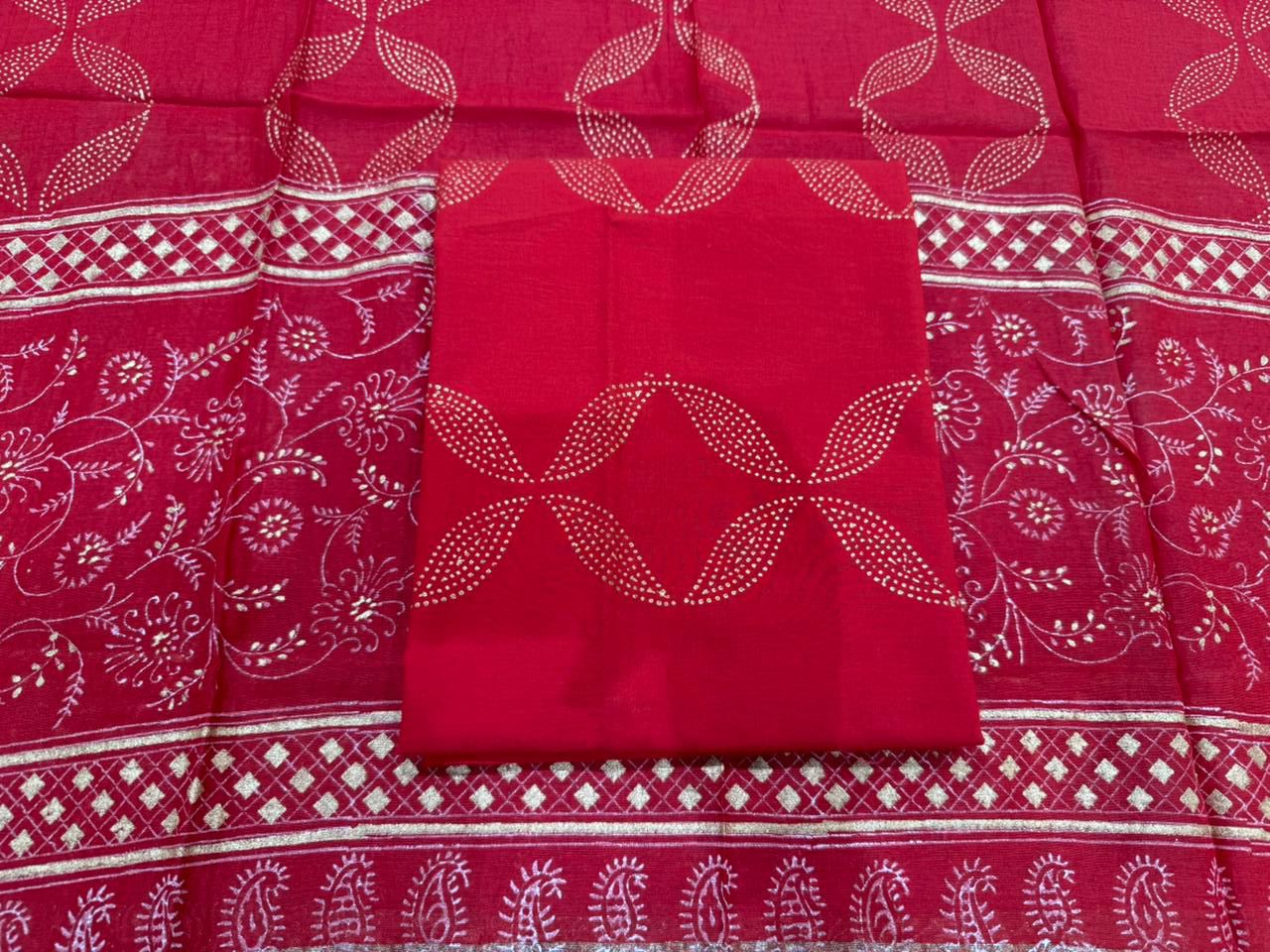 Chanderi Silk Suit