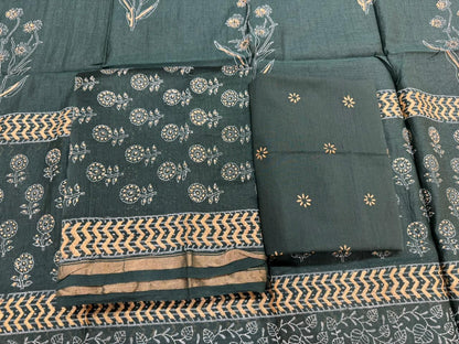 Chanderi Silk Suit