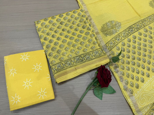 Chanderi Silk Suit