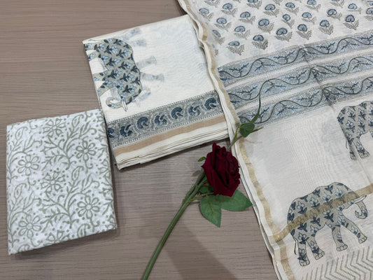 Chanderi Silk Suit