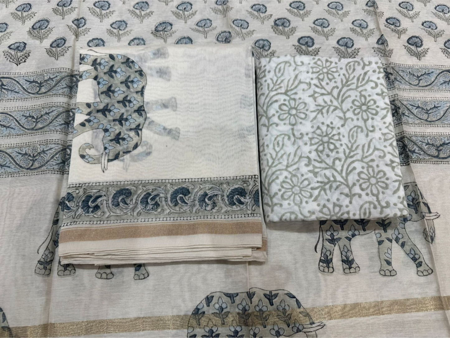 Chanderi Silk Suit