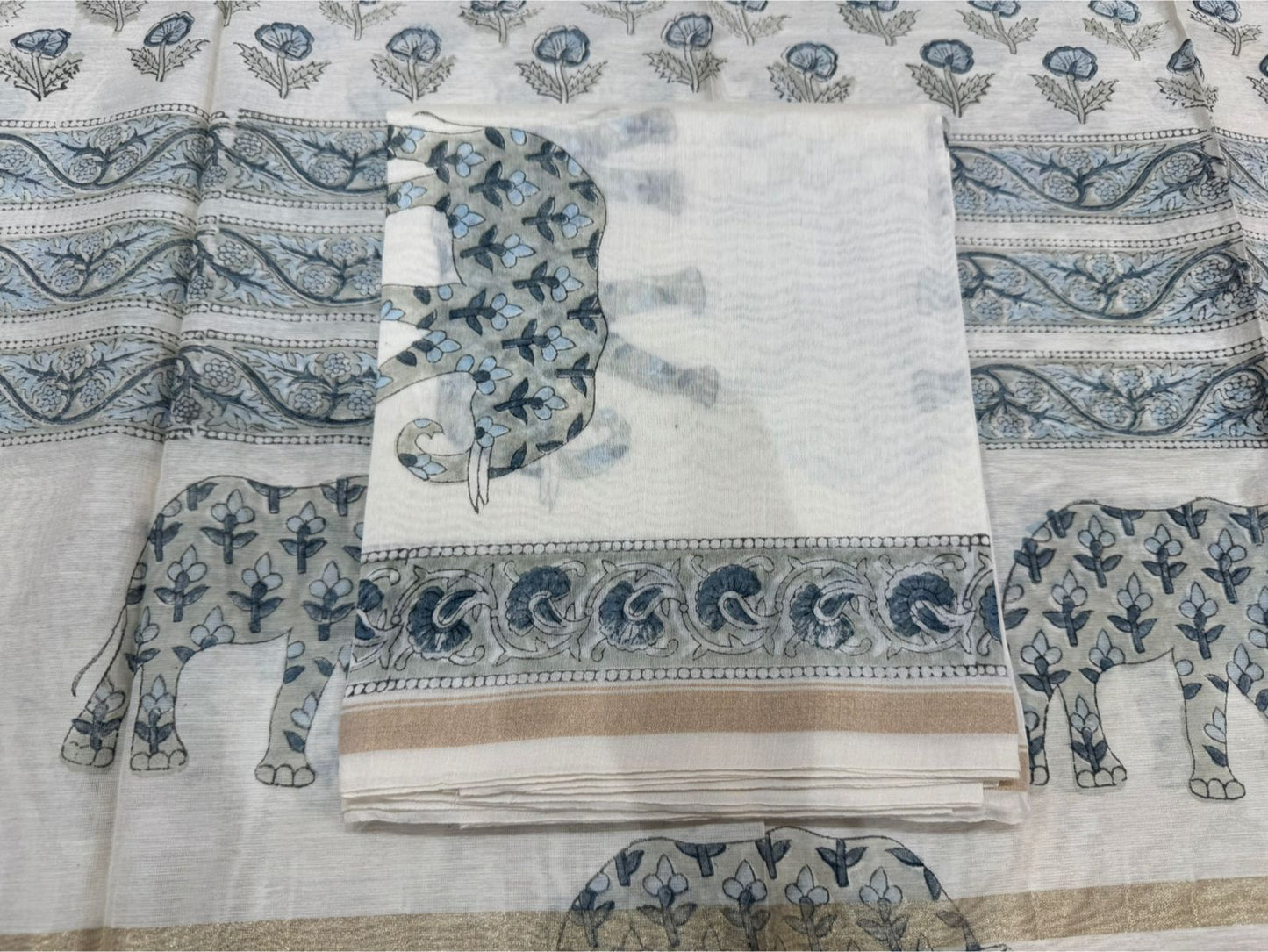 Chanderi Silk Suit