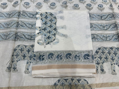 Chanderi Silk Suit